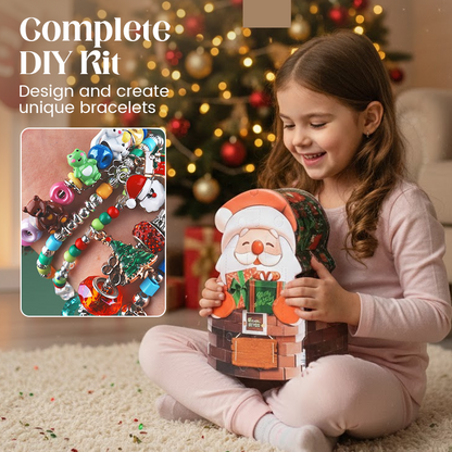 Coffret aveugle de bracelets de Noël DIY