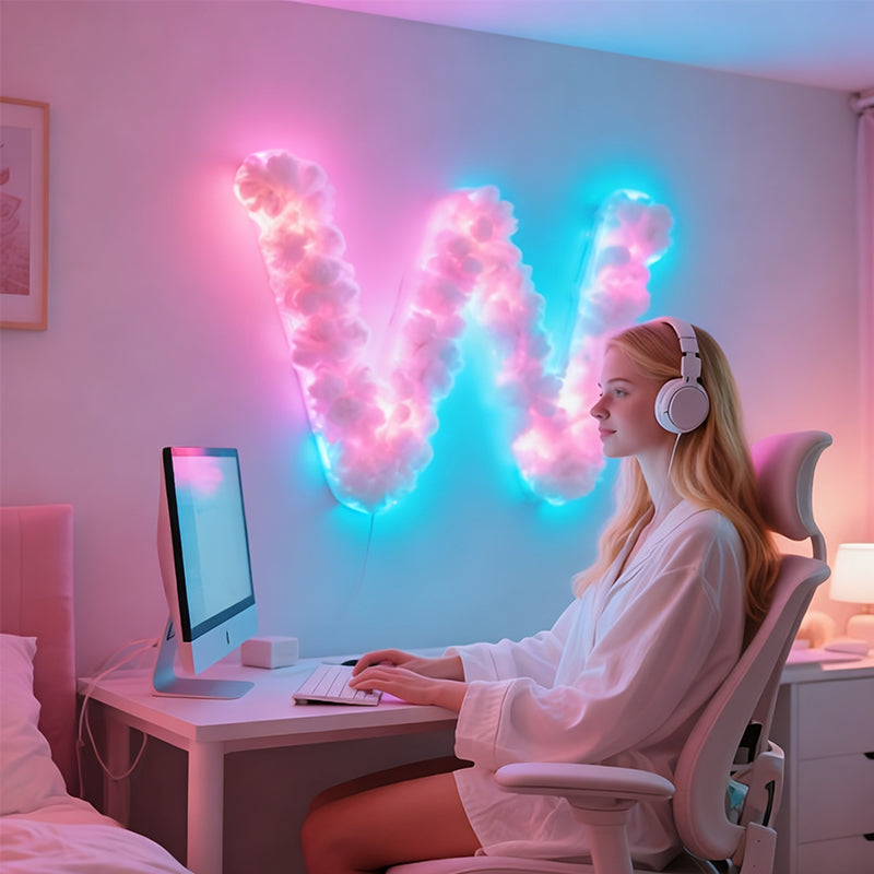 DIY Décor Lumineux Nuage Orageux LED avec Alimentation USB