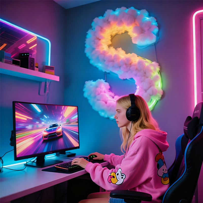 DIY Décor Lumineux Nuage Orageux LED avec Alimentation USB