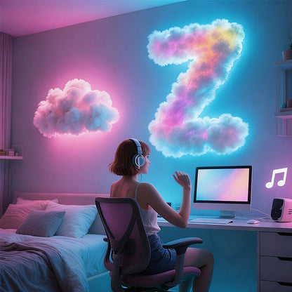 DIY Décor Lumineux Nuage Orageux LED avec Alimentation USB