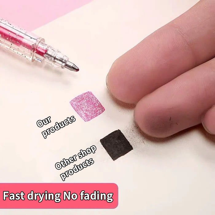 📢📢49 % de réduction !!!✨Set de Stylos Gel Pailletés Biodégradables 🎨 Écriture Douce, Couleurs Éclatantes & Idéal pour DIY, Coloriage & Créativité !