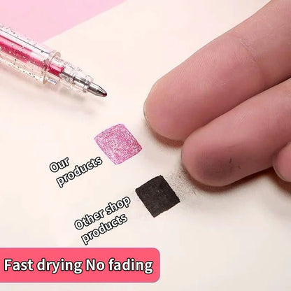 📢📢49 % de réduction !!!✨Set de Stylos Gel Pailletés Biodégradables 🎨 Écriture Douce, Couleurs Éclatantes & Idéal pour DIY, Coloriage & Créativité !