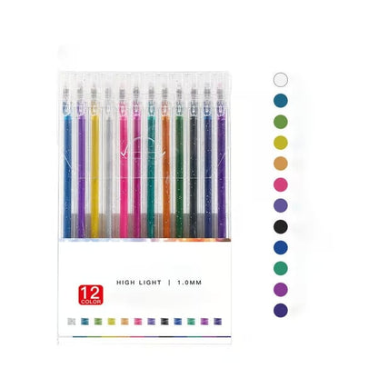 📢📢49 % de réduction !!!✨Set de Stylos Gel Pailletés Biodégradables 🎨 Écriture Douce, Couleurs Éclatantes & Idéal pour DIY, Coloriage & Créativité !