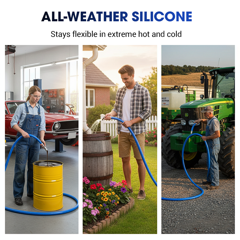 Tuyau Siphon Auto-amorçant à Agitateur Renforcé