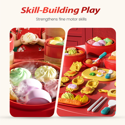 Ensemble de pâte à modeler pour enfants créatifs, cuisine chinoise