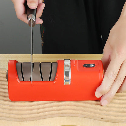 🔥50 % DE RÉDUCTION ! 🔪 Affûteur de couteaux automatique pour la cuisine – Ultra-rapide, sûr et ultra-tranchant ✨