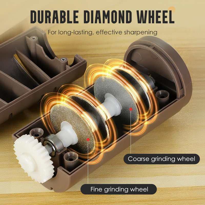 🔥50 % DE RÉDUCTION ! 🔪 Affûteur de couteaux automatique pour la cuisine – Ultra-rapide, sûr et ultra-tranchant ✨