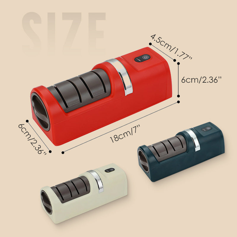 🔥50 % DE RÉDUCTION ! 🔪 Affûteur de couteaux automatique pour la cuisine – Ultra-rapide, sûr et ultra-tranchant ✨