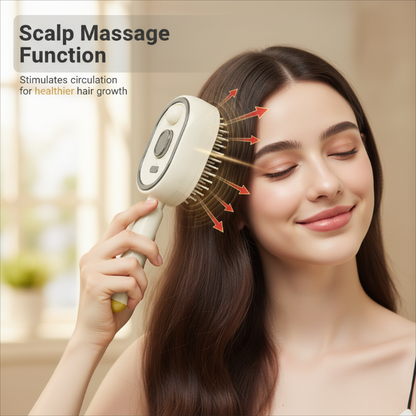 💆‍♀️ 56% DE RÉDUCTION ! 🎉 Brosse Électrique Cheveux – Spray Hydratant, Massage & Lissant Instantané ✨📦