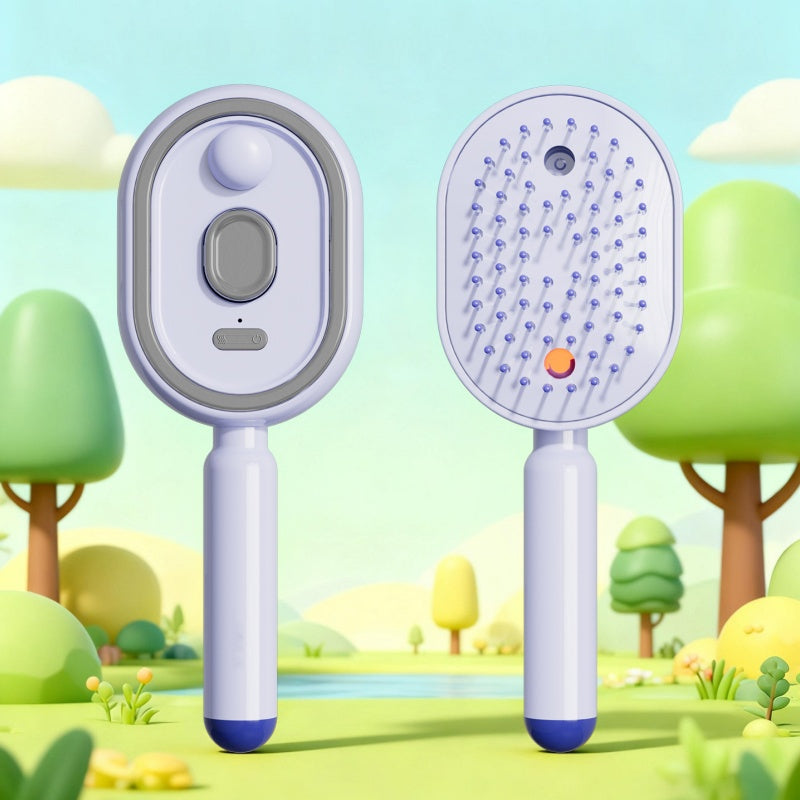 💆‍♀️ 56% DE RÉDUCTION ! 🎉 Brosse Électrique Cheveux – Spray Hydratant, Massage & Lissant Instantané ✨📦
