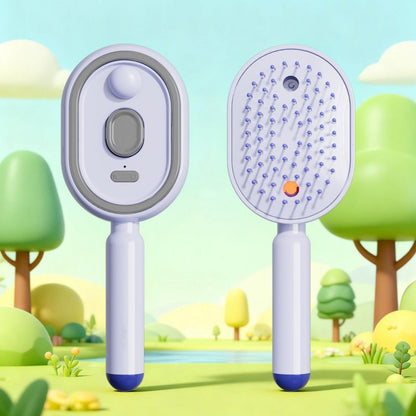 💆‍♀️ 56% DE RÉDUCTION ! 🎉 Brosse Électrique Cheveux – Spray Hydratant, Massage & Lissant Instantané ✨📦