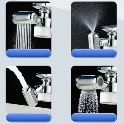 💦 Aérateur de Robinet Pivotant 4 Modes avec Filtre