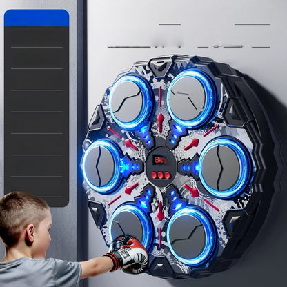 🥊 Une nouvelle approche de l'entraînement en salle ! La machine intelligente Music Boxing Smart Wall Target Machine transforme la musique et l'exercice physique en un moment de jeu pour les enfants