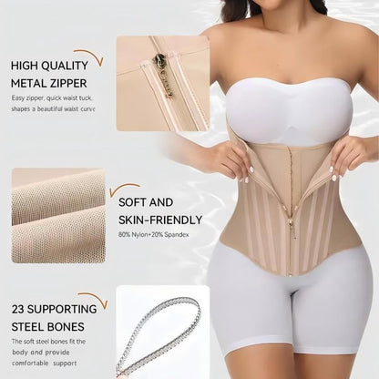 💥 Remise limitée -50% ✨ Gaine ventre plat réglable – Sublimez vos courbes