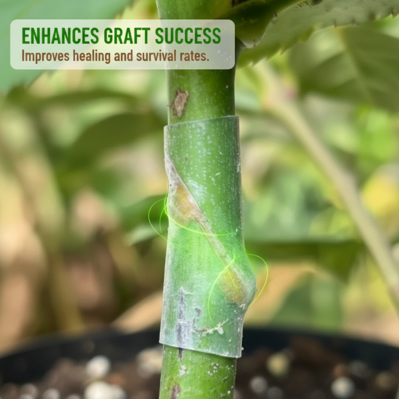 📢📢50% KORTING! 🌱✨ 50 stuks siliconen entingshulzen voor fruitbomen – Hoge slagingskans, biologisch afbreekbaar & zonder gereedschap!