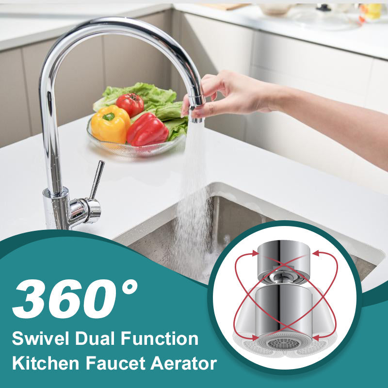 🚰✨ Robinet pivotant à 360° avec fonction 2 en 1 et gazéificateur d'eau potable – Des robinets précis pour une cuisine flexible et durable ! 🌱💧
