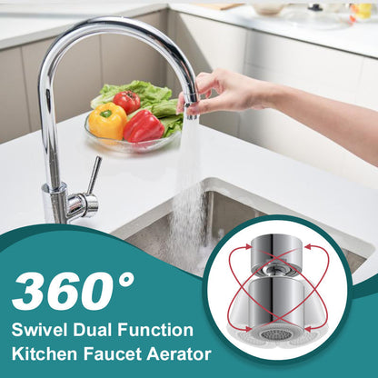 🚰✨ Robinet pivotant à 360° avec fonction 2 en 1 et gazéificateur d'eau potable – Des robinets précis pour une cuisine flexible et durable ! 🌱💧