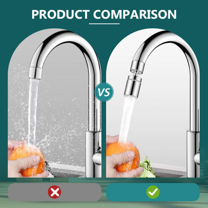 🚰✨ Robinet pivotant à 360° avec fonction 2 en 1 et gazéificateur d'eau potable – Des robinets précis pour une cuisine flexible et durable ! 🌱💧