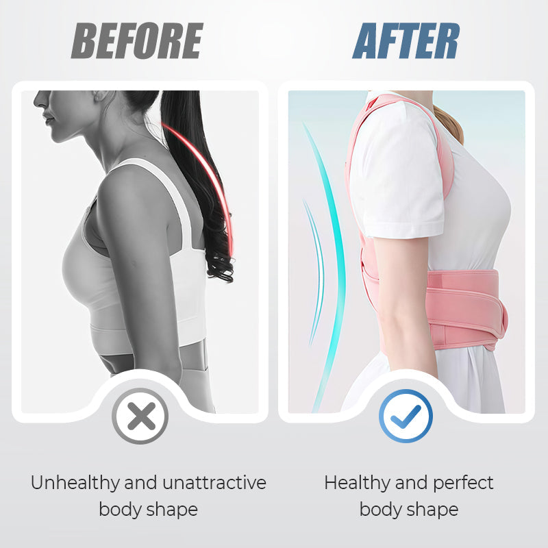 Correcteur de Posture avec Support Dorsal en Plaque d'Acier