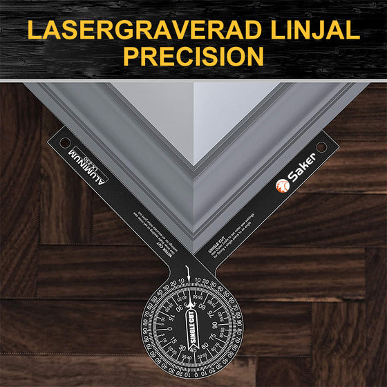 🔥‑50% OFFRE LIMITÉE📐 Rapporteur d’angle de scie 7″, gravure laser, blocage 1 main, coupe parfaite des plinthes au premier coup 🛠️✨