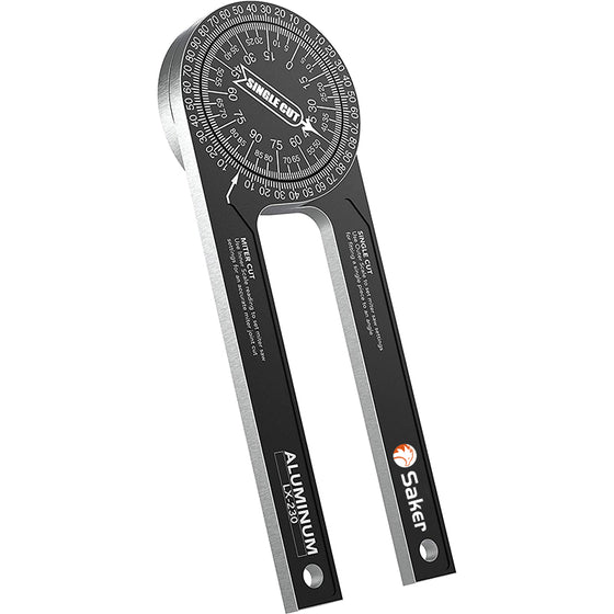 🔥‑50% OFFRE LIMITÉE📐 Rapporteur d’angle de scie 7″, gravure laser, blocage 1 main, coupe parfaite des plinthes au premier coup 🛠️✨
