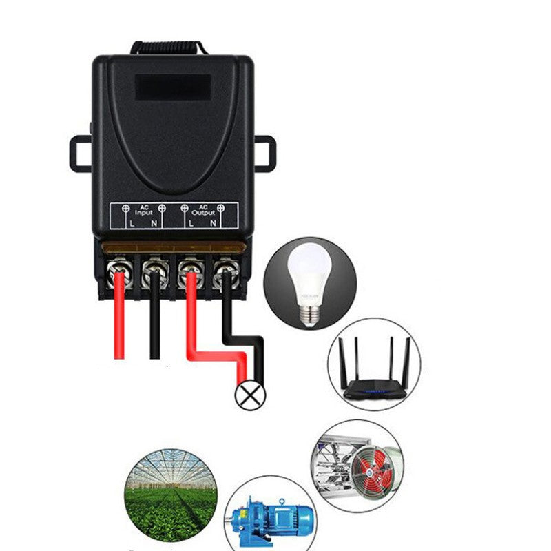 📢📢50% DE RÉDUCTION ! 📡⚡ Kit Sans Fil Interrupteur + Récepteur – Contrôle à 100 m, 30 A & Installation Sans Câblage ⚙️