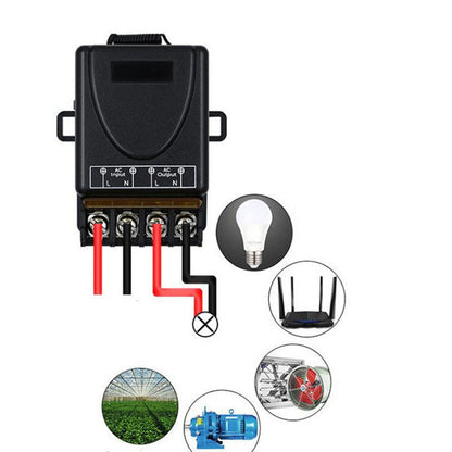 📢📢50% DE RÉDUCTION ! 📡⚡ Kit Sans Fil Interrupteur + Récepteur – Contrôle à 100 m, 30 A & Installation Sans Câblage ⚙️