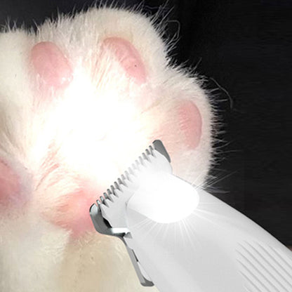 Rasoir électrique efficace et sûr pour animaux domestiques avec lumière LED