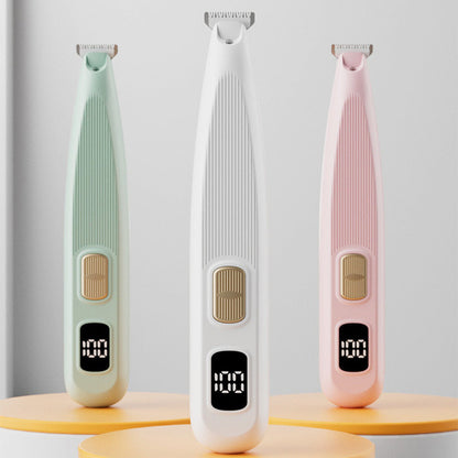Rasoir électrique efficace et sûr pour animaux domestiques avec lumière LED