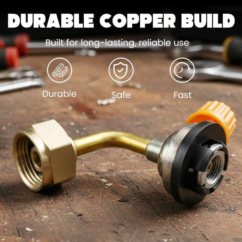 Gas Canister Refill Tool for Outdoor Stoves