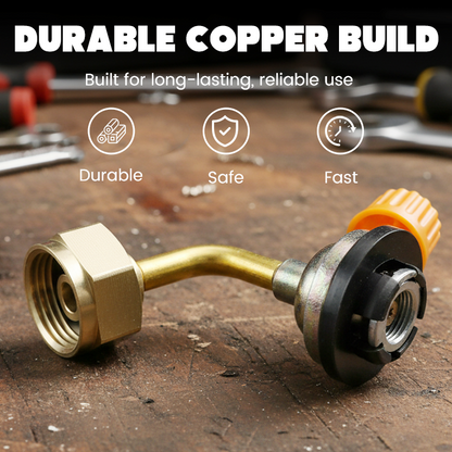 Gas Canister Refill Tool for Outdoor Stoves