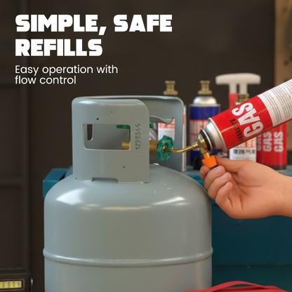 Gas Canister Refill Tool for Outdoor Stoves
