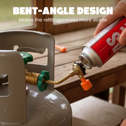 Gas Canister Refill Tool for Outdoor Stoves