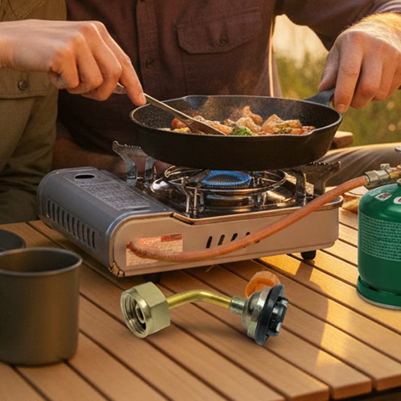 Gas Canister Refill Tool for Outdoor Stoves