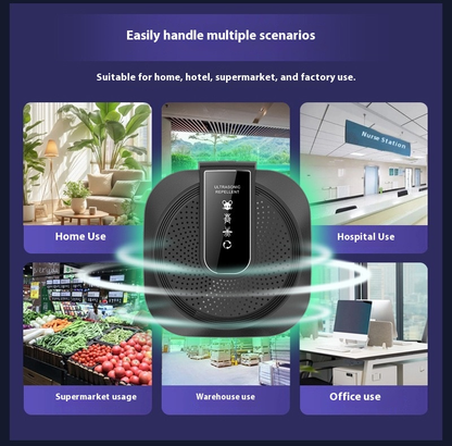 🔊Répulsif Ultrasonique Anti-Bateaux et Anti-Rats - Technologie Intelligente 360°