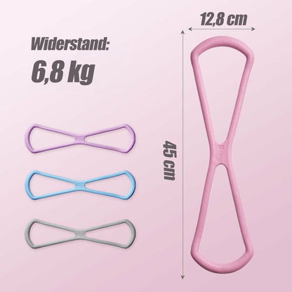 🔥 Promo - 50% – Élastiques de résistance fitness en forme de 8 pour hommes et femmes