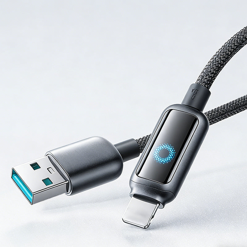 Lot promotionnel : Câble de charge rapide à coupure intelligente + Crochet organiseur de câbles