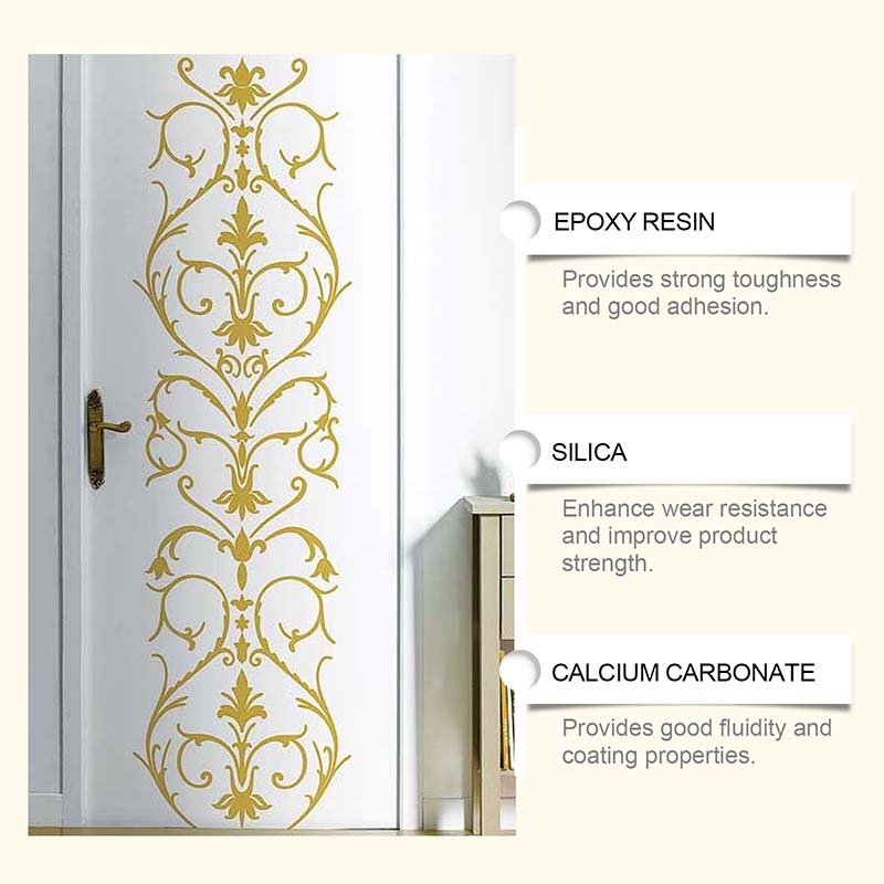 🎨🏡Peinture dorée résistante aux intempéries à base d'eau