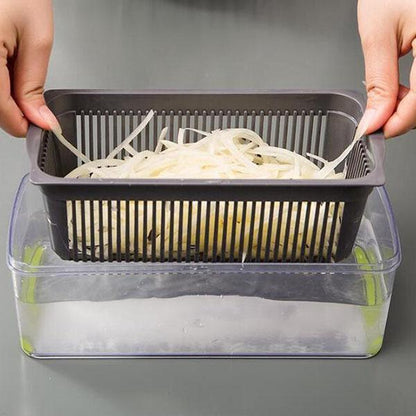 ✨Coupe-légumes multifonction – lames en acier inoxydable, facile à nettoyer, plusieurs modes de cuisson🥗