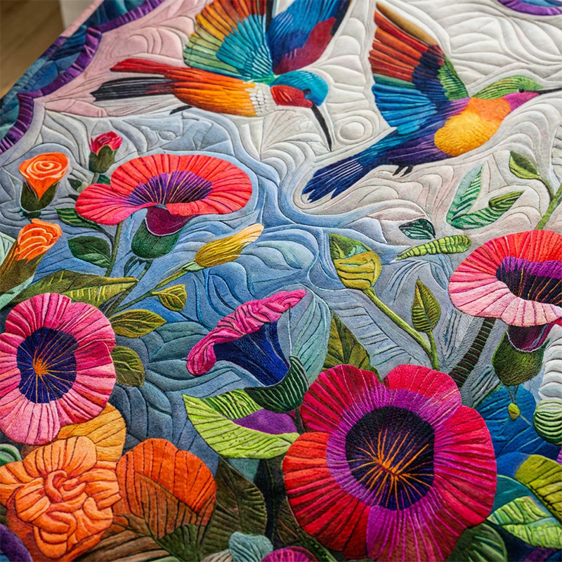 Couverture florale douillette et douce en flanelle