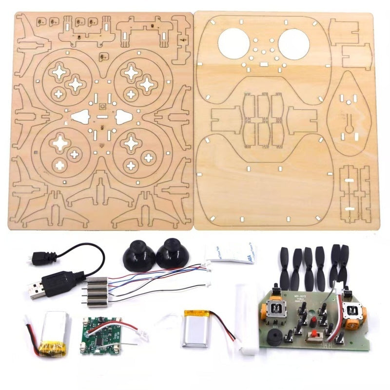 ✈️Kit de construction de drone en bois à monter soi-même pour enfants 🎁💥Livraison gratuite🚀