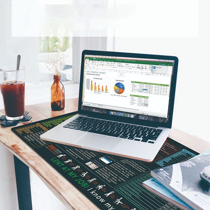 Tapis de bureau antidérapant et anti-taches