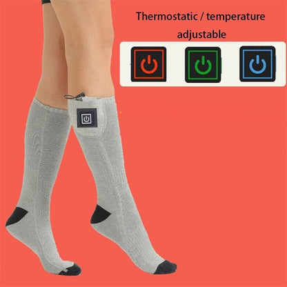 🎊 50% off 🎊 Chaussettes chauffantes à température réglable - batterie améliorée - unisexe