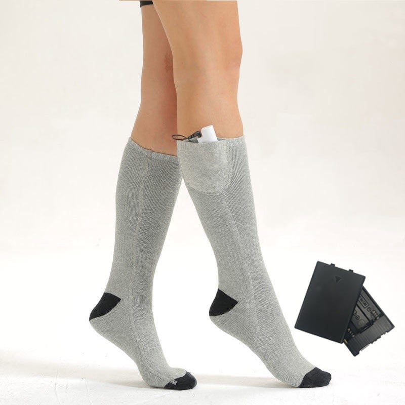 🎊 50% off 🎊 Chaussettes chauffantes à température réglable - batterie améliorée - unisexe