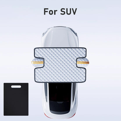 🚗❄️ 50% de réduction ! Housse de neige épaisse pour pare-brise toutes saisons – Protection hiver/été, anti-vent & bandes réfléchissantes