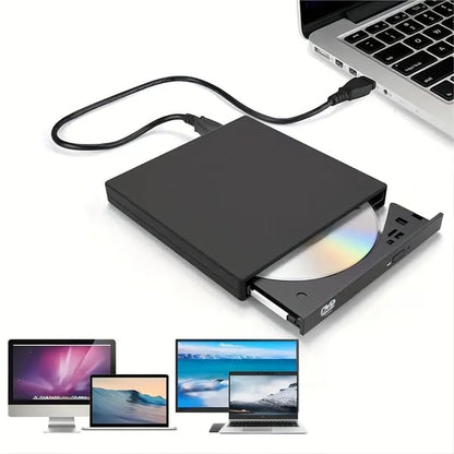 📢📢58% de réduction ! 💿💻 Lecteur CD/DVD Externe – Plug & Play, Portable & Compatible Mac/Windows