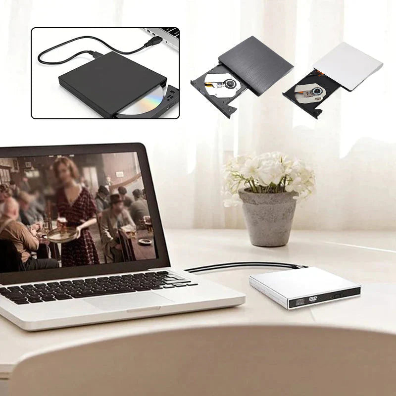 📢📢58% de réduction ! 💿💻 Lecteur CD/DVD Externe – Plug & Play, Portable & Compatible Mac/Windows
