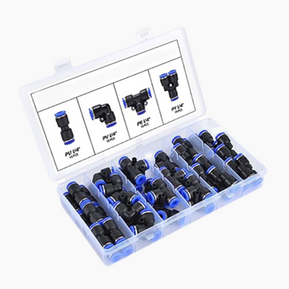 🔧 50% DE RÉDUCTION ! 💨 Kit de Raccords Pneumatiques 1/4" – Connexion Rapide, Universel & Haute Pression pour Outils & Compresseurs ⚙️