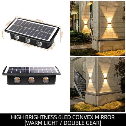 Applique Murale à Énergie Solaire