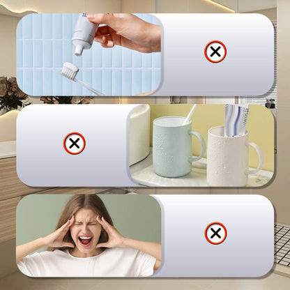 Adorable poisson rouge avec ventouse pour presser le dentifrice